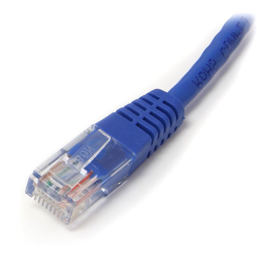 Startech.Com 10 Ft Cat5E Blue Molded Rj45 Utp Cat 5E Patch Cable - 10Ft Patch Cord