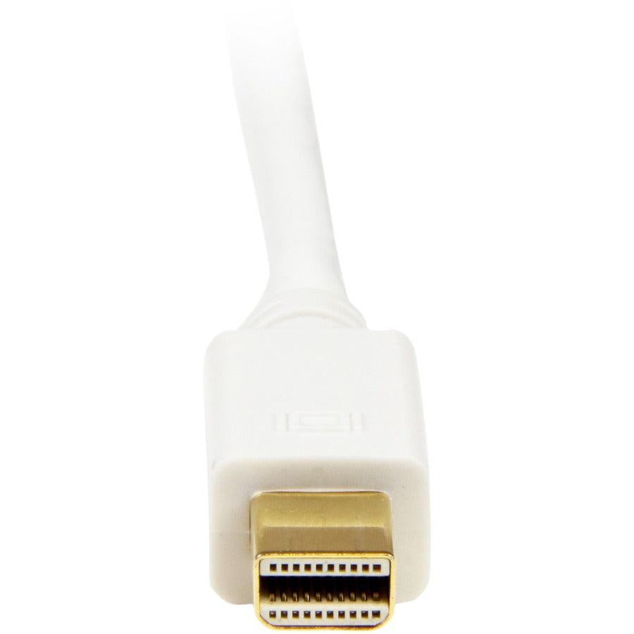 Startech.Com 10 Ft Mini Displayport To Dvi Adapter Converter Cable  Mini Dp To Dvi 1920X1200 - White