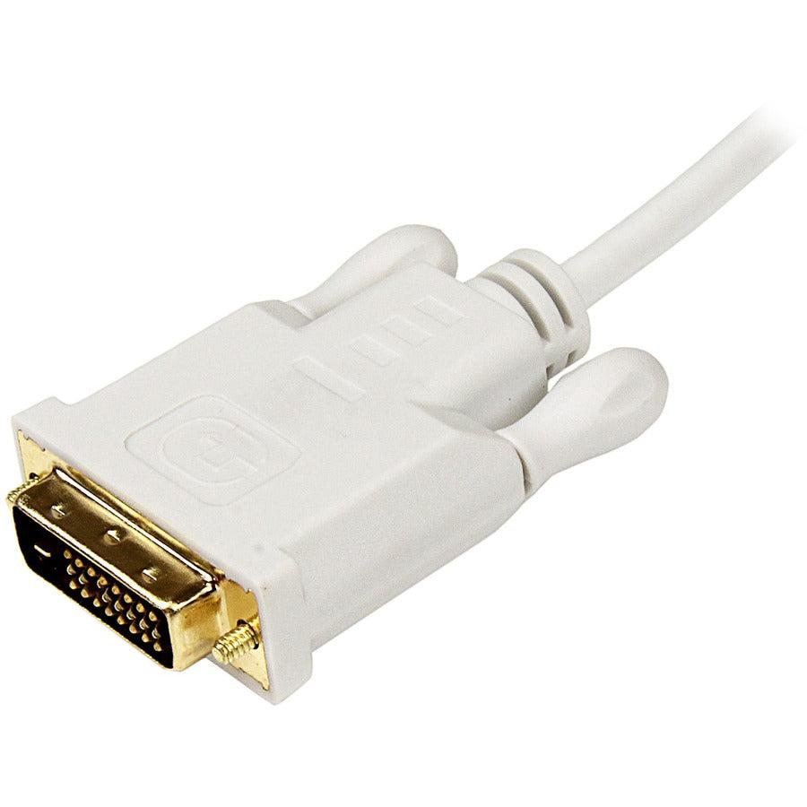 Startech.Com 10 Ft Mini Displayport To Dvi Adapter Converter Cable  Mini Dp To Dvi 1920X1200 - White