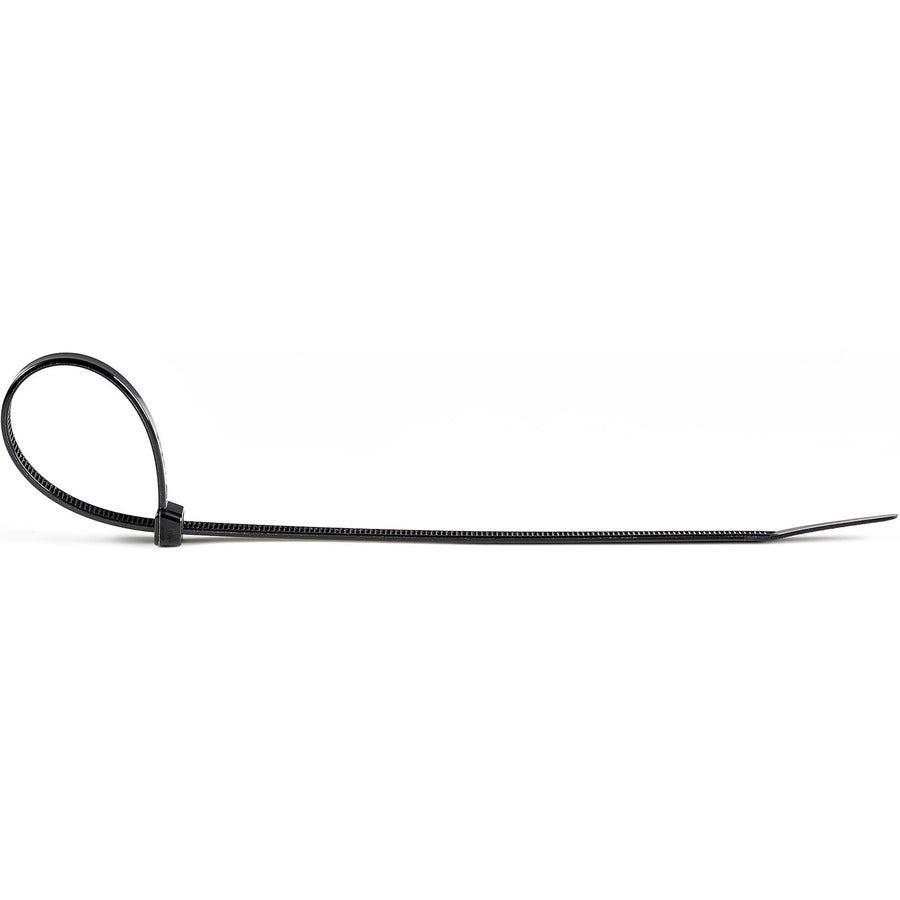 Startech.Com 100 Pack 10" Cable Ties - Black Extra Large Nylon/Plastic Zip Tie - Adjustable