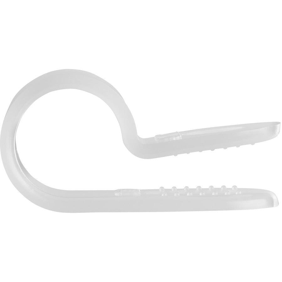 Startech.Com 100 Pack Screw Mount Cable Clamps - Large 7.9Mm Bundle Cable Fastener/Holder - R-Type