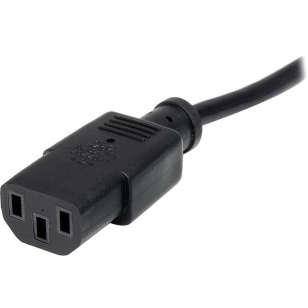 Startech.Com 10Ft (3M) Computer Power Cord, Nema 5-15P To C13, 10A 125V, 10 Pack, 18Awg, Black
