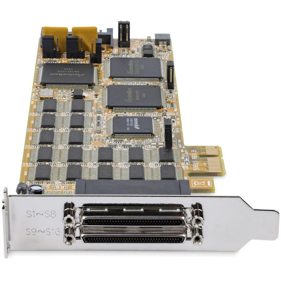Startech.Com 16-Port Low-Profile Serial Card - Rs232 - Pci Express