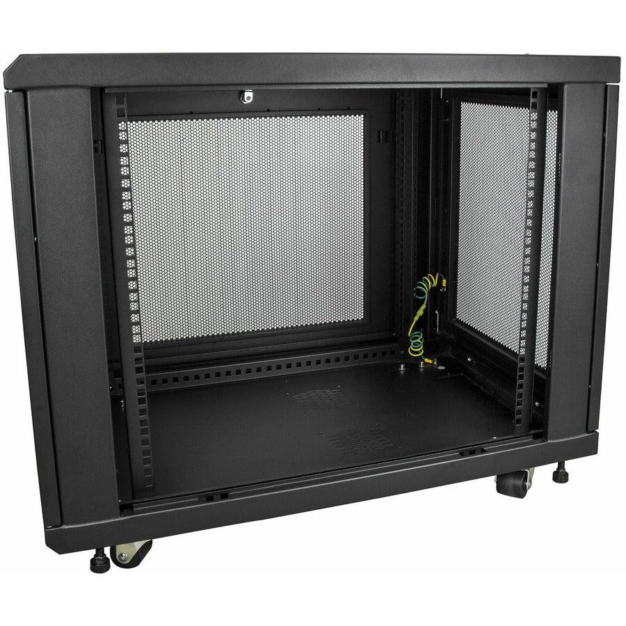 Startech.Com 19In 12U Server Rack Cabinet - 4-Post Adjustable Depth (2" To 30") Network Equipment