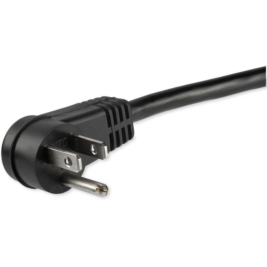 Startech.Com 1Ft (30Cm) Power Extension Cord, Right Angle Nema 5-15P To Nema 5-15R, 13A 125V, 16Awg,
