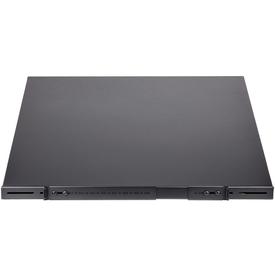 Startech.Com 1U Adjustable Mounting Depth Rack Mount Shelf - Heavy Duty Fixed Rack Shelf - 175Lbs / 80Kg