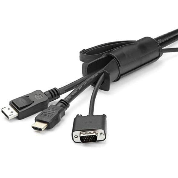 Startech.Com 1.5 M (4.9 Ft.) Cable-Management Sleeve - Spiral - 25 Mm (1 In.) Diameter