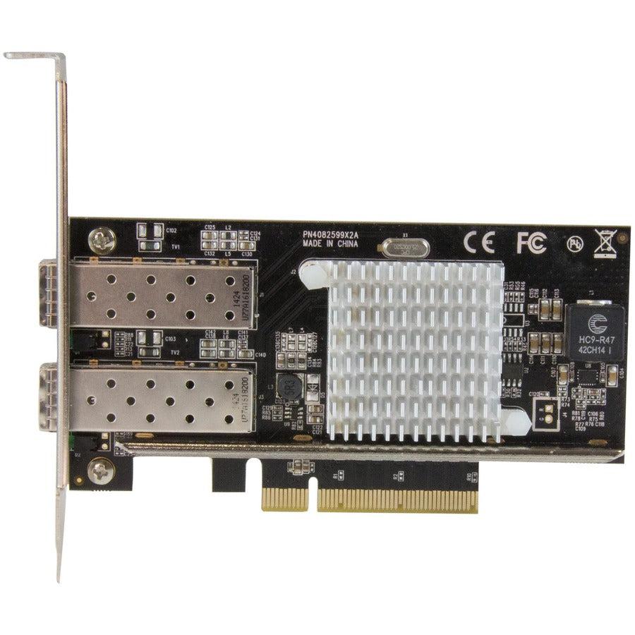 Startech.Com 2-Port 10G Fiber Network Card With Open Sfp+ - Pcie, Intel Chip