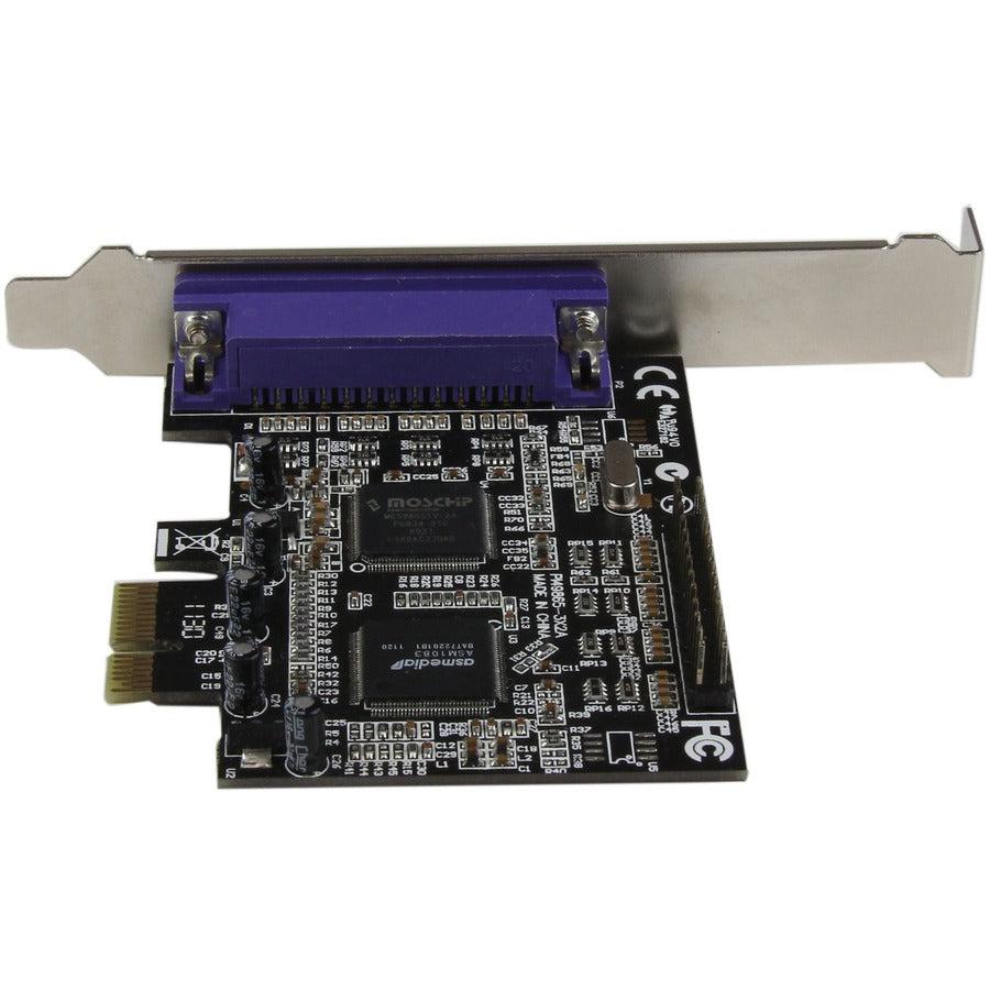Startech.Com 2 Port Pci Express / Pci-E Parallel Adapter Card  Ieee 1284 With Low Profile Bracket