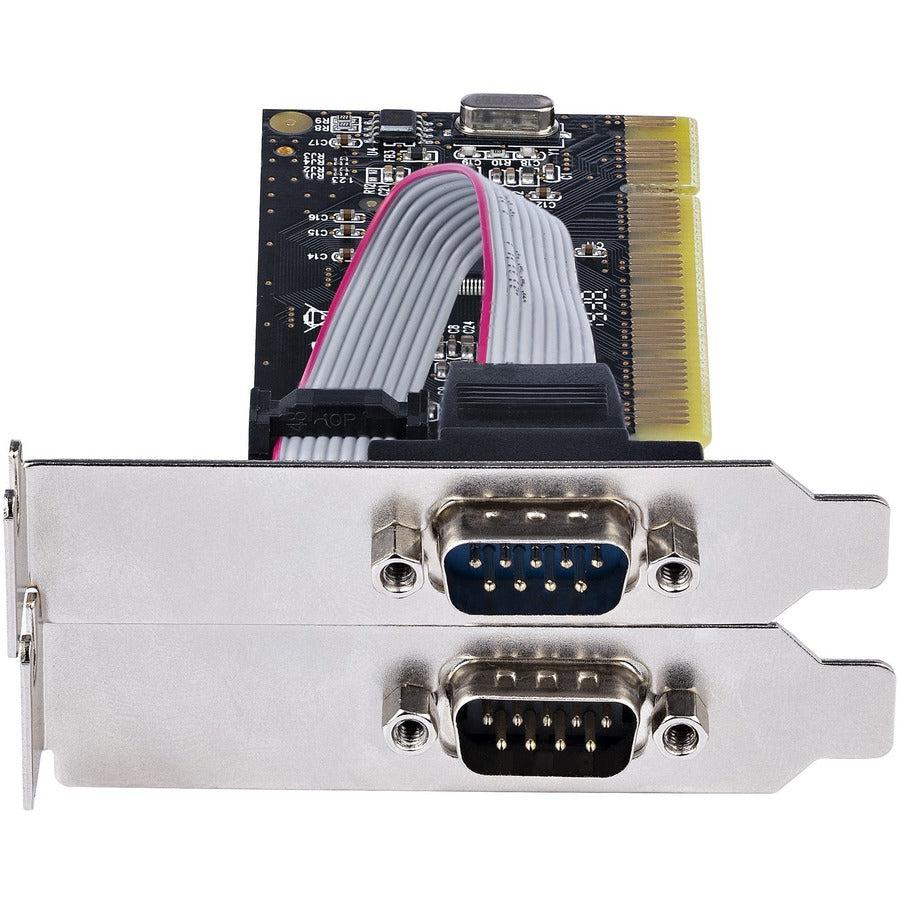 Startech.Com 2-Port Pci Rs232 Serial Adapter Card - Pci Serial Port Expansion Controller Card -