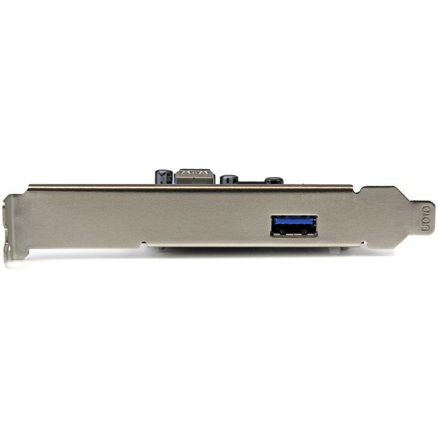 Startech.Com 2-Port Usb 3.1 (10Gbps) Card - Usb-A, 1X External, 1X Internal - Pcie