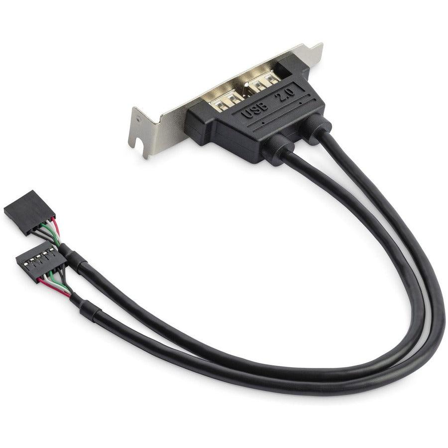 Usb Connection Plate Startech.Com 2 Port Usb A Female Low Profile Slot Plate USBPLATELP