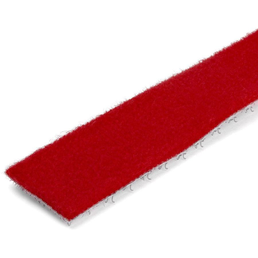 Startech.Com 25Ft Hook And Loop Roll - Cut-To-Size Reusable Cable Ties - Bulk Industrial Wire Hklp25Rd