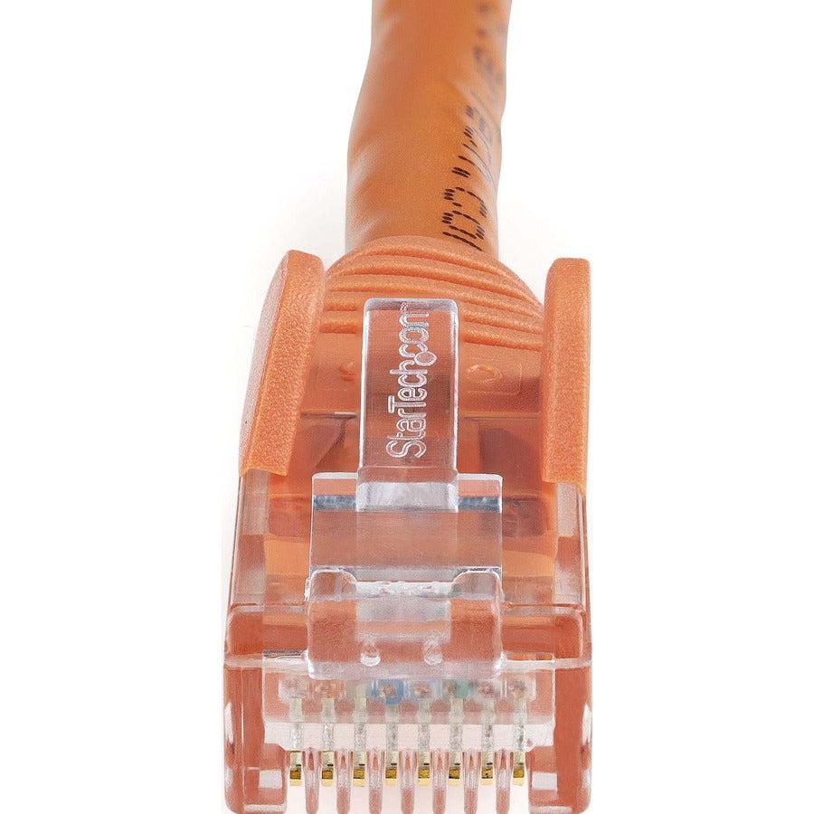 Startech.Com 2Ft Cat6 Ethernet Cable - Orange Cat 6 Gigabit Ethernet Wire -650Mhz 100W Poe Rj45