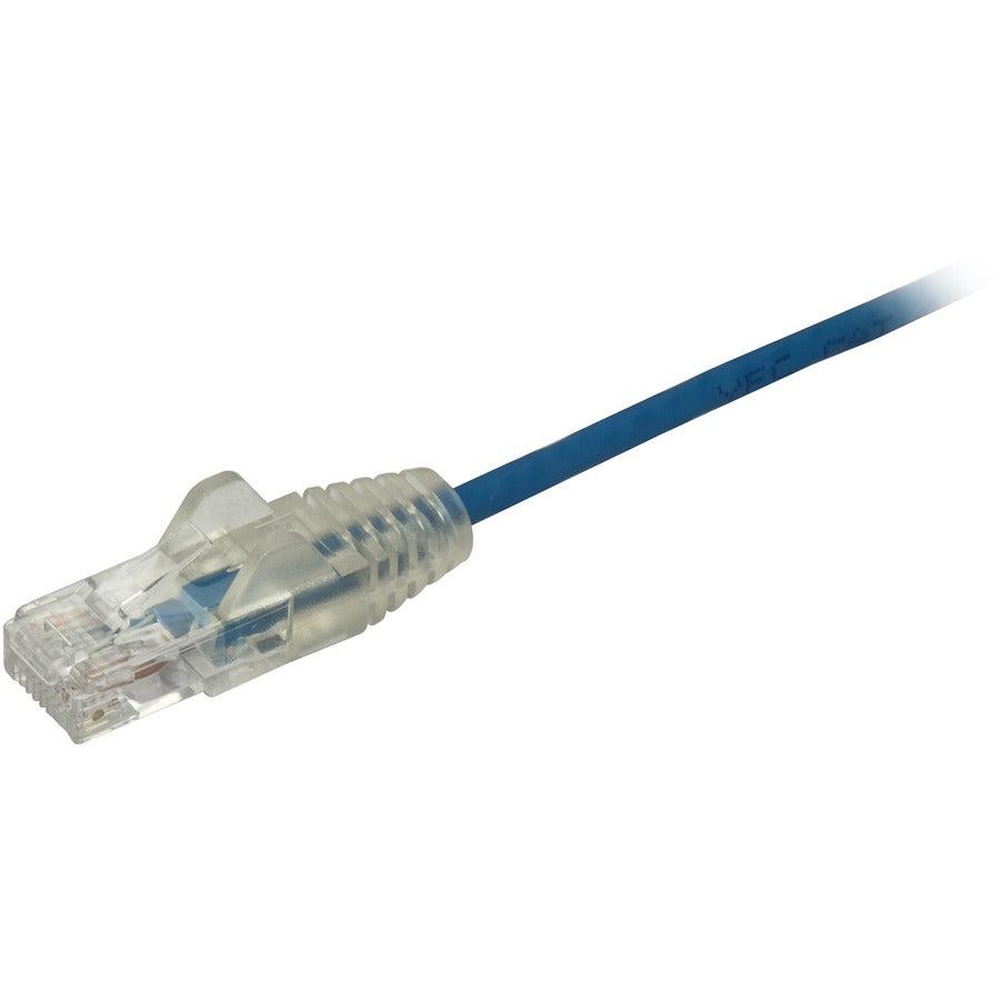 Startech.Com 3 Ft. Cat6 Ethernet Cable - Slim - Snagless Rj45 Connectors - Blue