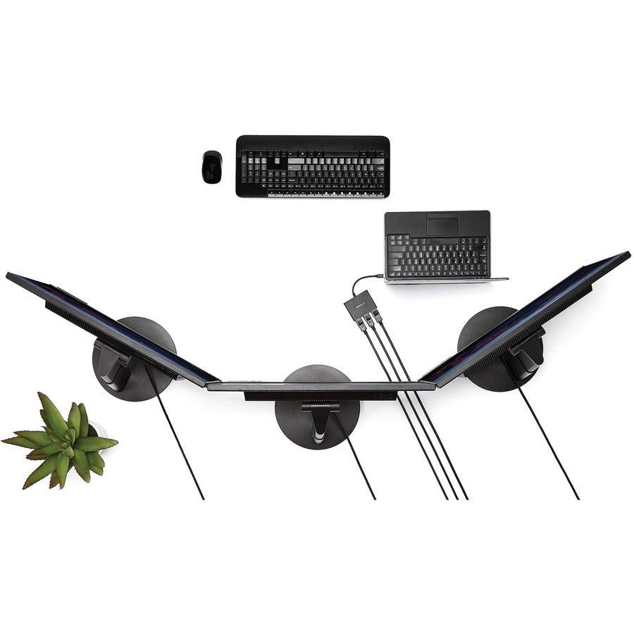 Startech.Com 3-Port Multi Monitor Adapter - Mini Displayport To Displayport Mst Hub, Dual 4K 30Hz