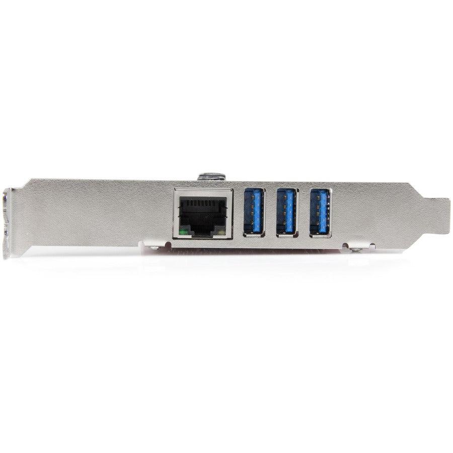 Startech.Com 3-Port Pci Express Usb 3.0 Card + Gigabit Ethernet