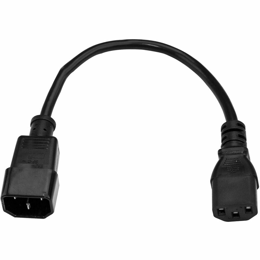 Startech.Com 3Ft (1M) Power Extension Cord, C14 To C13, 10A 125V, 18Awg, Computer Power Cord