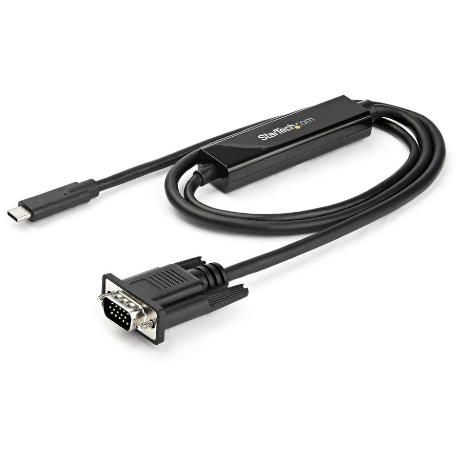 Startech.Com 3Ft/1M Usb C To Vga Cable - 1920X1200/1080P Usb Type C To Vga Video Active Adapter