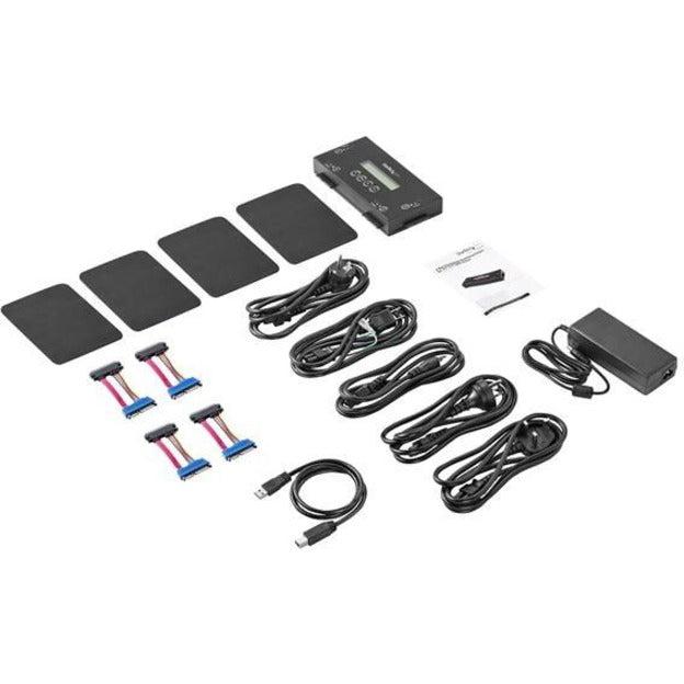 Startech.Com 4 Bay Ssd/Hdd Hard Drive Eraser - 2.5" & 3.5" Sata - Hostless Standalone Secure Erase