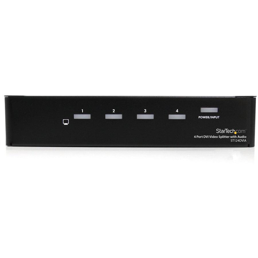 Startech.Com 4 Port Dvi Video Splitter With Audio