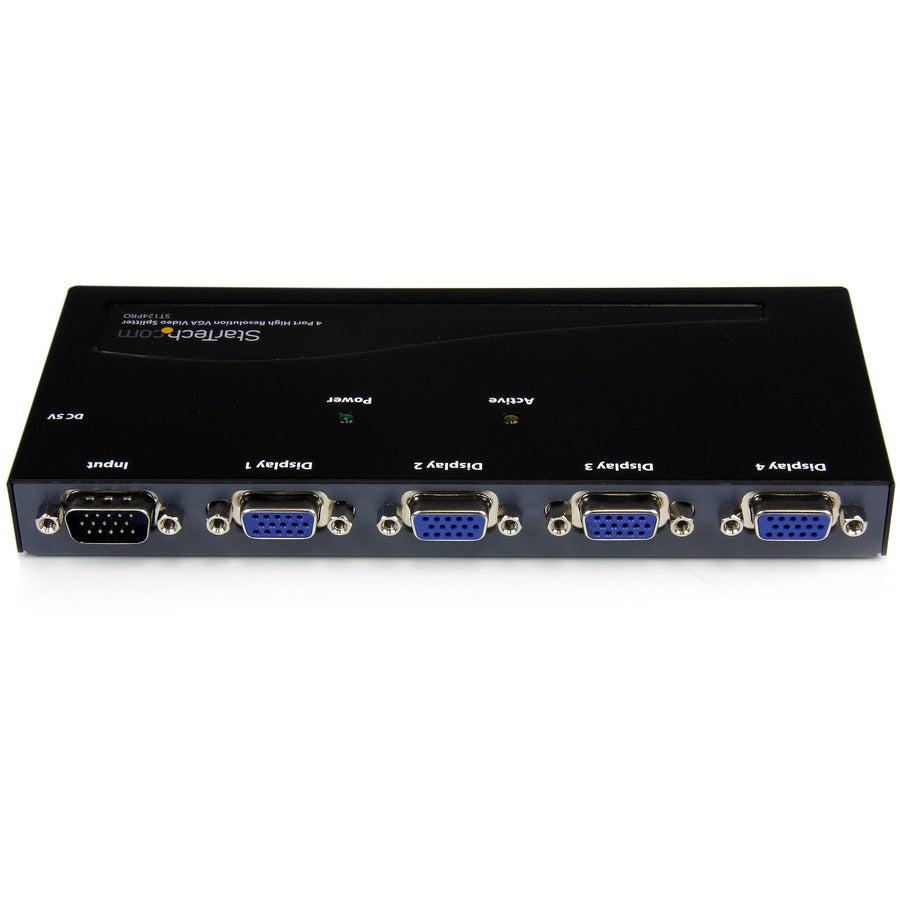Startech.Com 4 Port High Resolution Vga Video Splitter - 350 Mhz