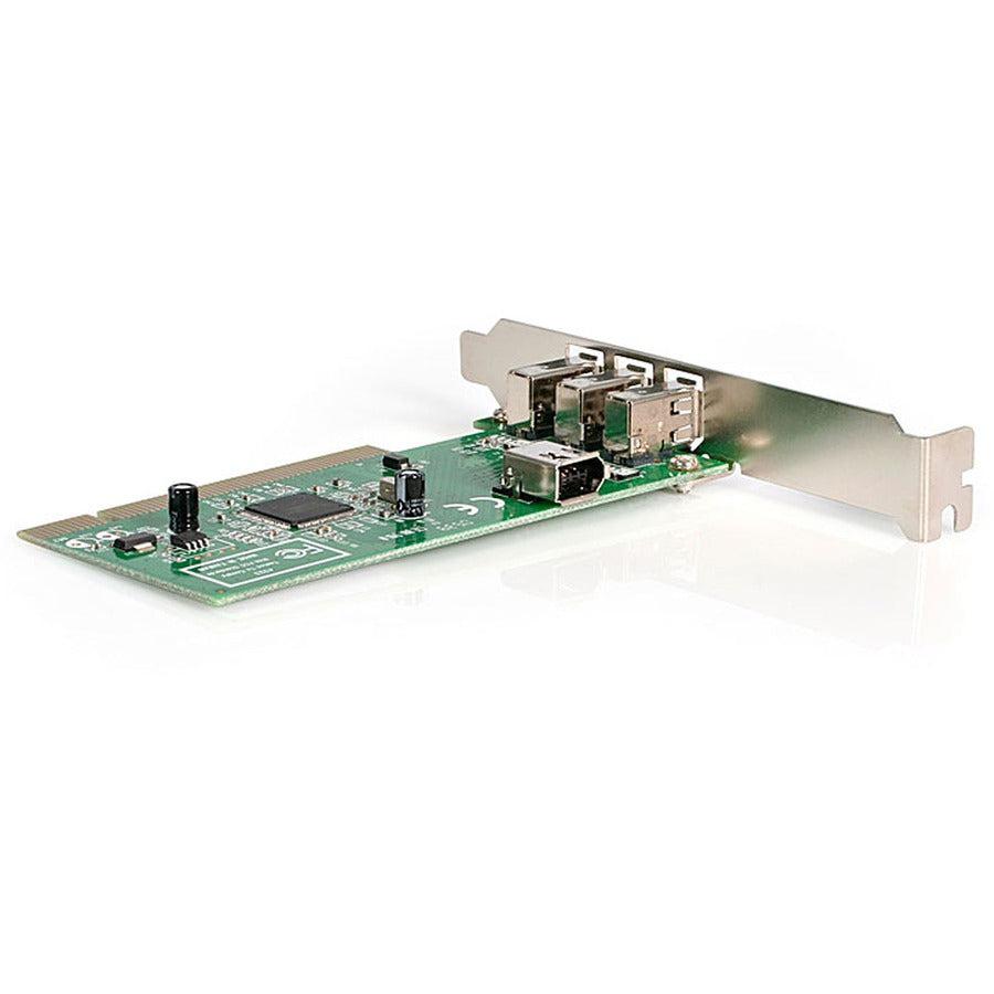 Startech.Com 4 Port Pci 1394A Firewire Adapter Card - 3 External 1 Internal