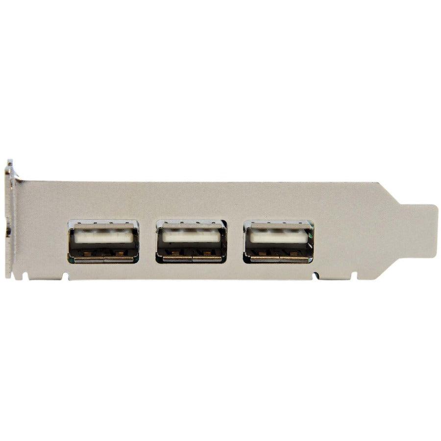 Startech.Com 4 Port Pci Express Low Profile High Speed Usb Card