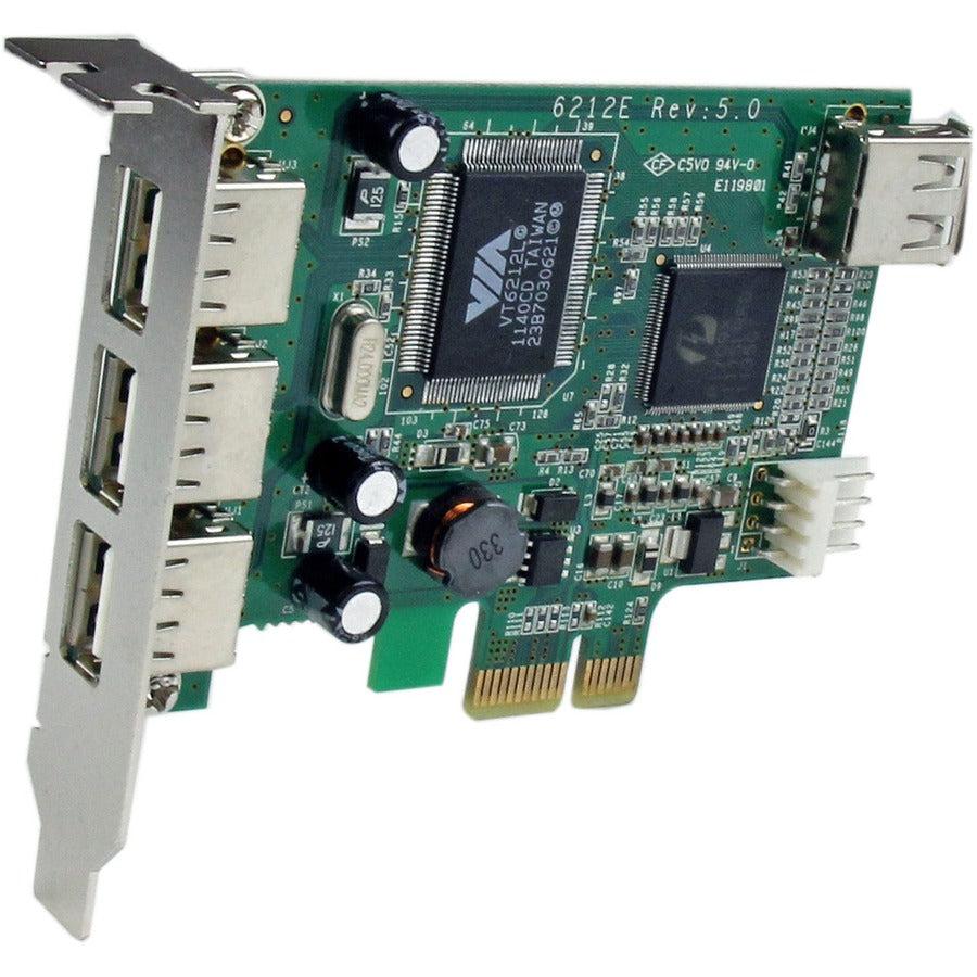 Startech.Com 4 Port Pci Express Low Profile High Speed Usb Card