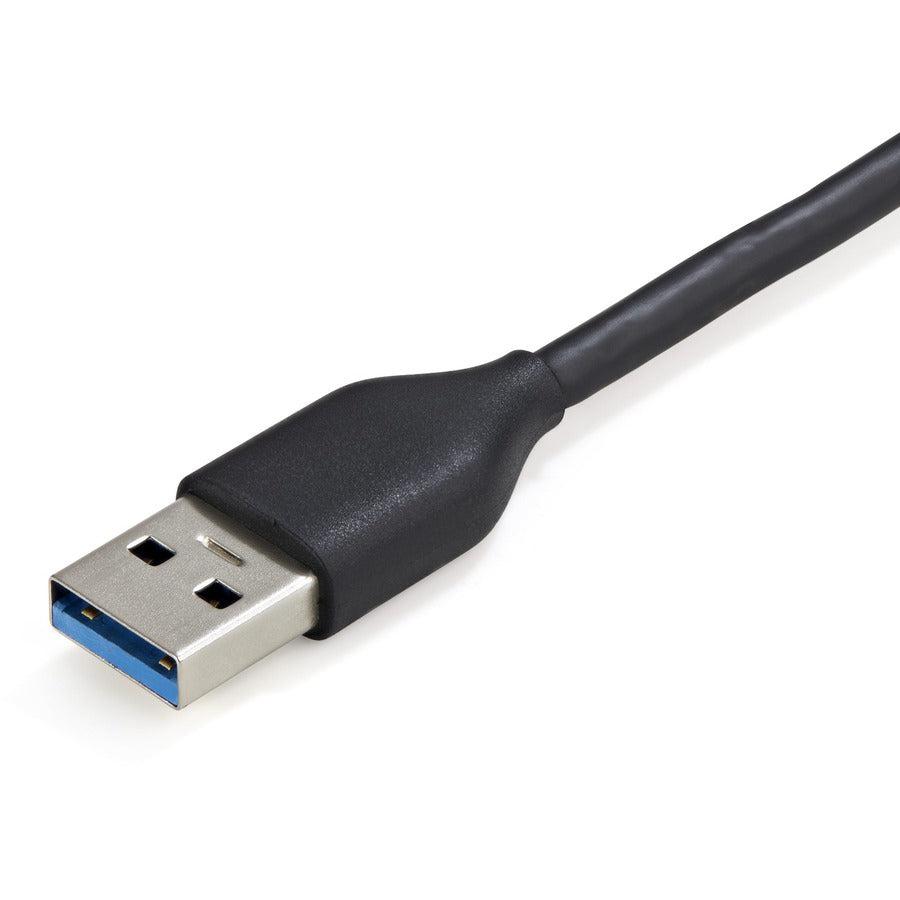 Startech.Com 4 Port Usb 3.0 Hub - Usb-A To 4X Usb-A - Superspeed 5Gbps Portable Usb 3.1 Gen 1 Type-A