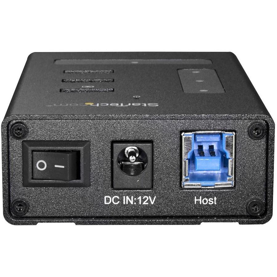 Startech.Com 4 Port Usb 3.0 Hub - Usb Type-A To 1X Usb-C & 3X Usb-A - Commercial Metal Usb Hub -