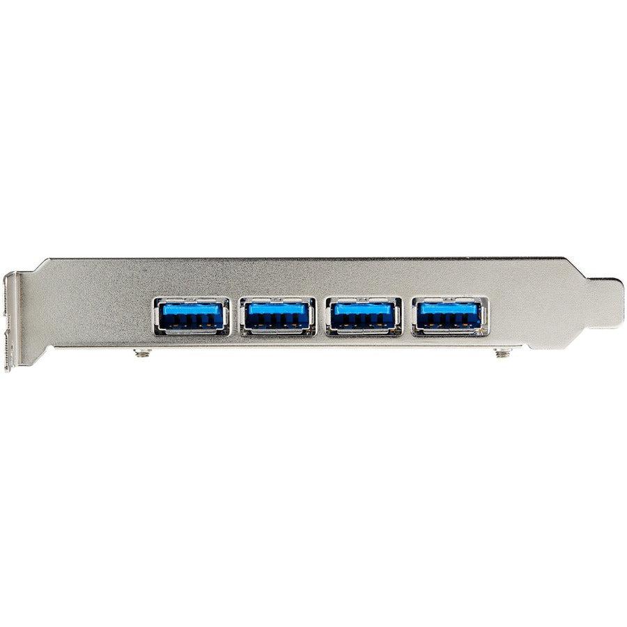 Startech.Com 4-Port Usb Pcie Card - 10Gbps Usb 3.1/3.2 Gen 2 Type-A Pci Express Expansion Card