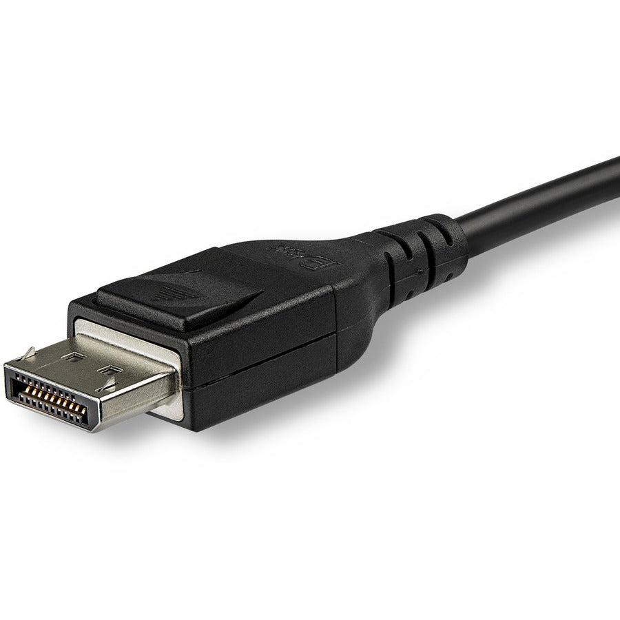 Startech.Com 50Ft (15M) Displayport Active Optical Cable (Aoc) - 8K 60Hz/4K 120Hz Video - Fiber