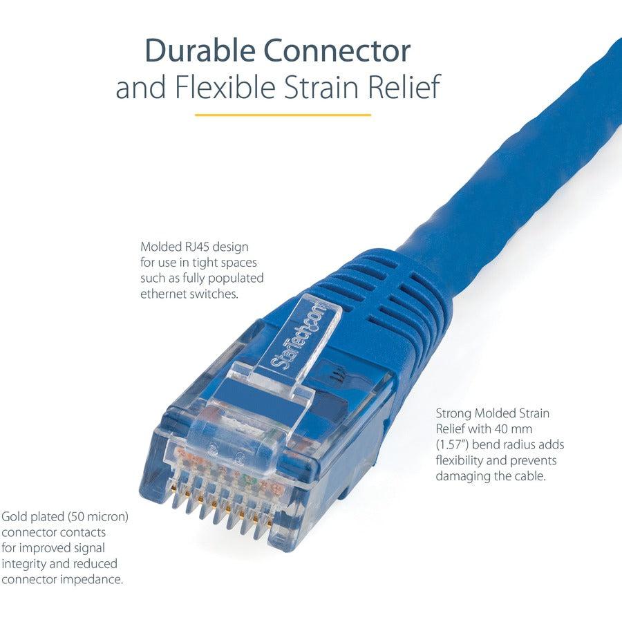 Startech.Com 5Ft Cat6 Ethernet Cable - Blue Cat 6 Gigabit Ethernet Wire -650Mhz 100W Poe Rj45 Utp C6Patch5Bl