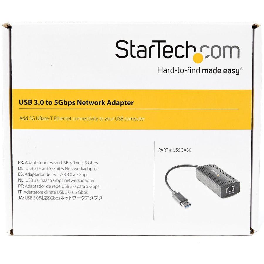 Startech.Com 5Gbe Usb A To Ethernet Adapter - Nbase-T Nic - Usb 3.0 Type A 2.5 Gbe /5 Gbe Multi