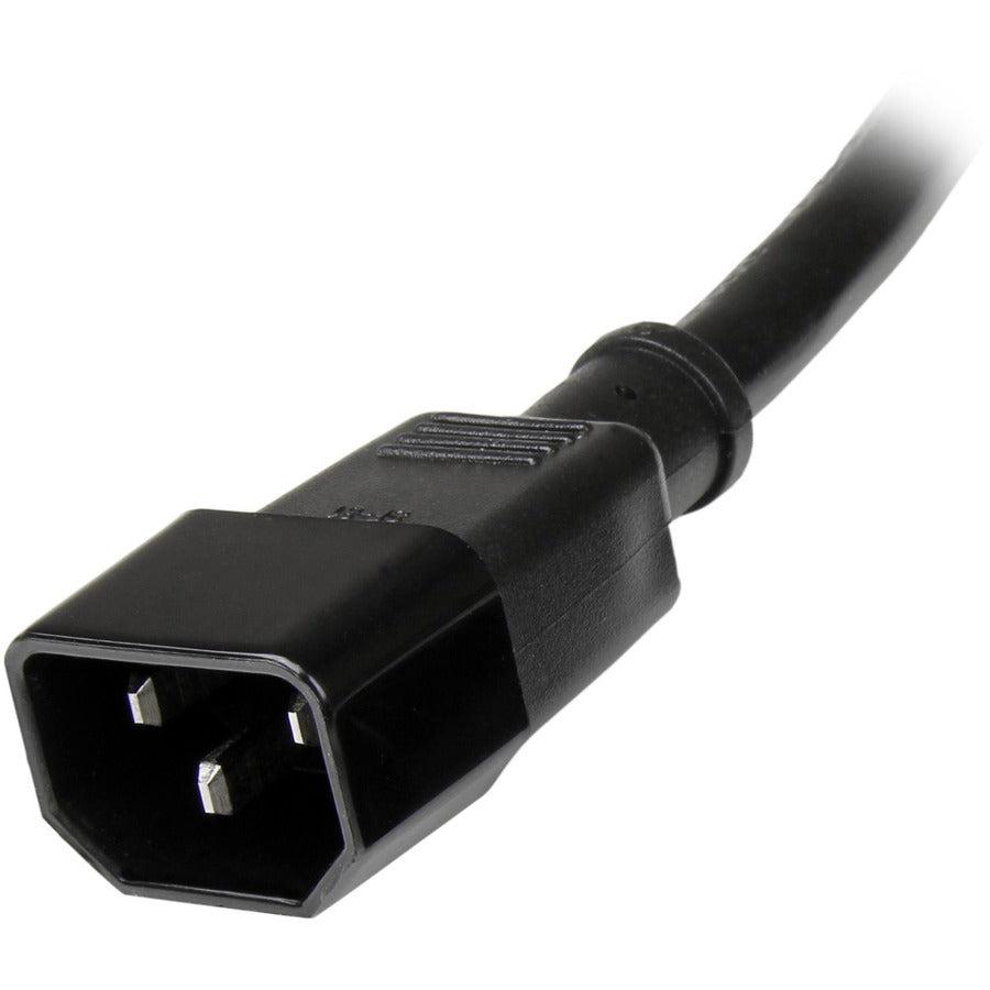 Startech.Com 6 Ft 14 Awg Computer Power Cord Extension - C14 To C13