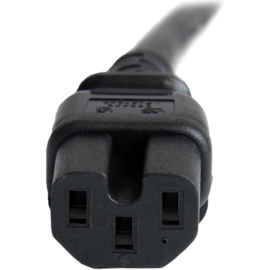 Startech.Com 6 Ft 14 Awg Computer Power Cord - Iec C14 To Iec C15