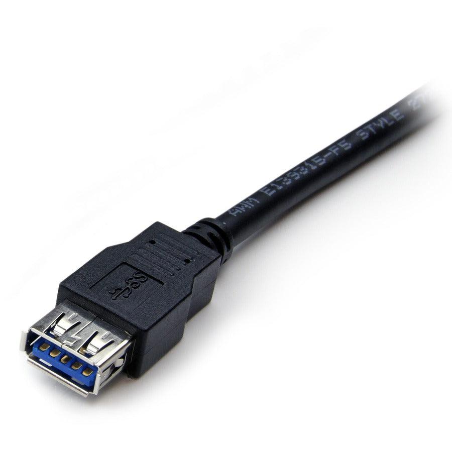 Startech.Com 6 Ft Black Superspeed Usb 3.0 Extension Cable A To A - M/F