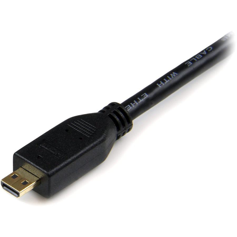 Startech.Com 6 Ft High Speed Hdmi Cable With Ethernet - Hdmi To Hdmi Micro - M/M
