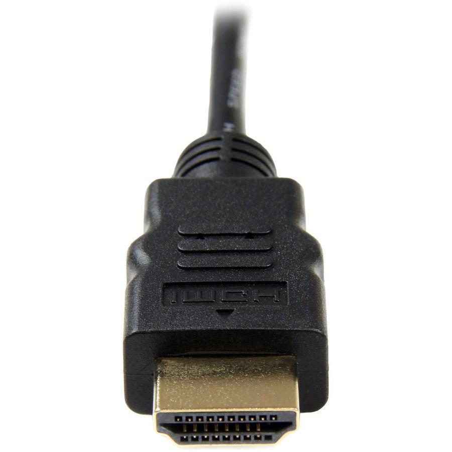 Startech.Com 6 Ft High Speed Hdmi Cable With Ethernet - Hdmi To Hdmi Micro - M/M