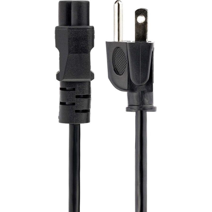 Startech.Com 6 Ft Standard Laptop Power Cord - Nema 5-15P To C5