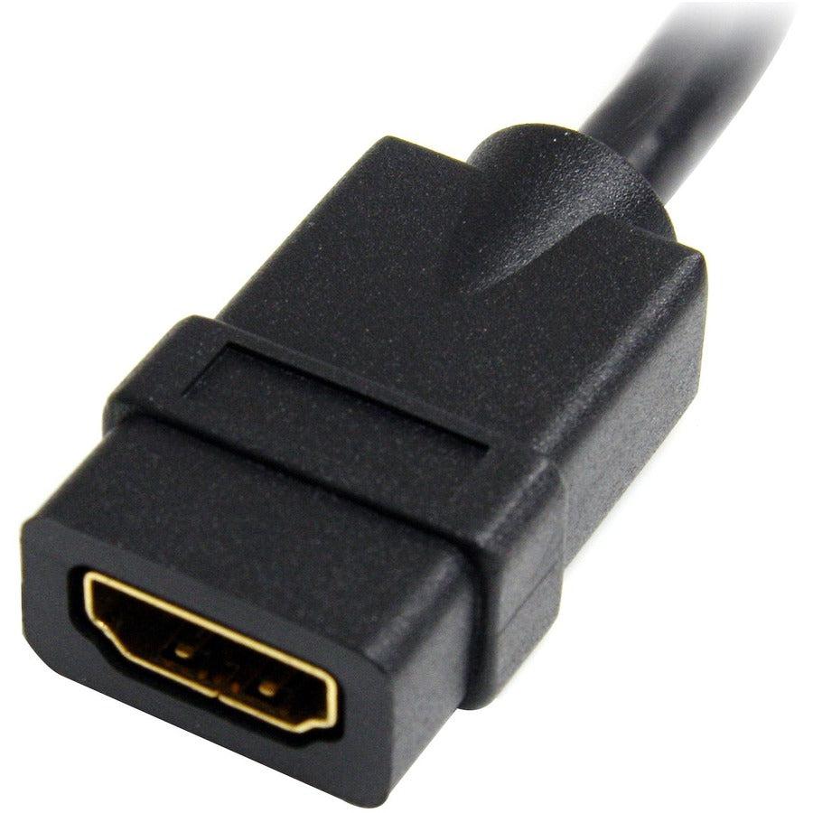 Startech.Com 6 In Hdmi Extension Cable - Short Hdmi Cable Male To Female - 4K Hdmi Cable Extender - 4K 30Hz Uhd Hdmi Port Saver M/F - High Speed Hdmi 1.4 - 28Awg - Hdmi Dongle Extender