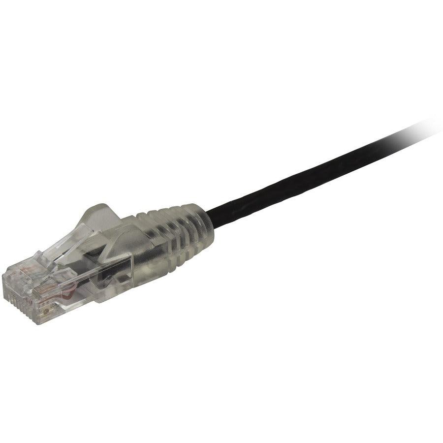 Startech.Com 6 In. Cat6 Ethernet Cable - Slim - Snagless Rj45 Connectors - Black