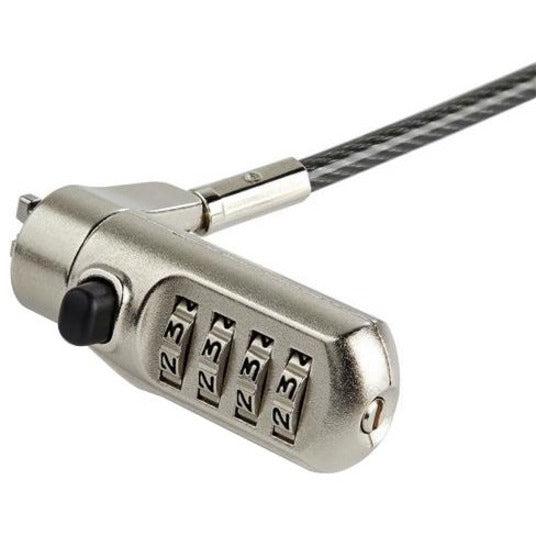 Startech.Com 6Ft (2M) Laptop Cable Lock - Nano Slot Compatible 4 Digit Combination Security Cable
