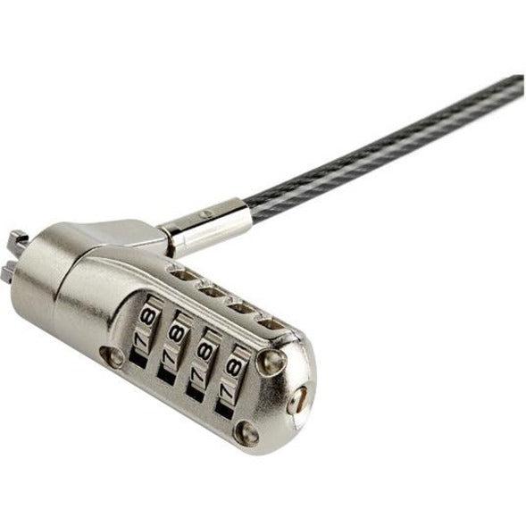 Startech.Com 6Ft (2M) Laptop Cable Lock - Nano Slot Compatible 4 Digit Combination Security Cable