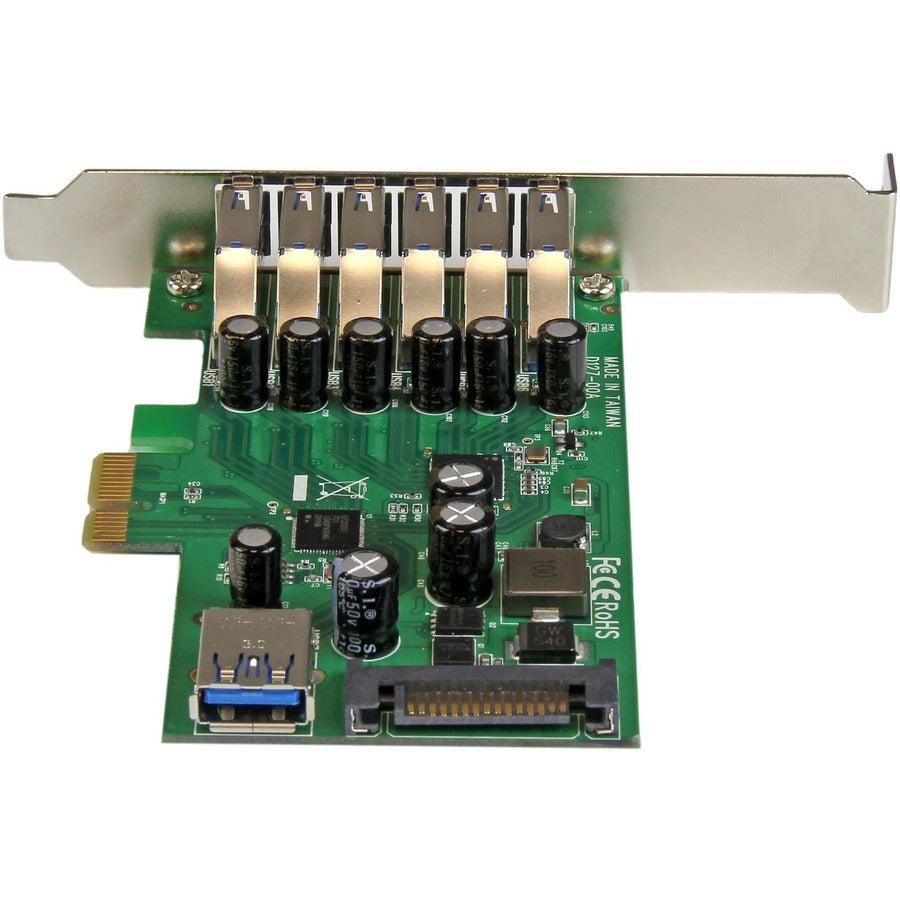 Startech.Com 7-Port Pci Express Usb 3.0 Card - Standard And Low-Profile Design