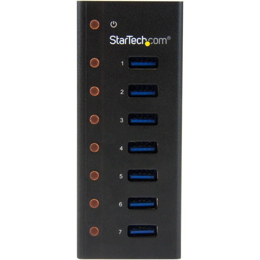 Startech.Com 7-Port Usb 3.0 Hub - Desktop Or Wall-Mountable Metal Enclosure