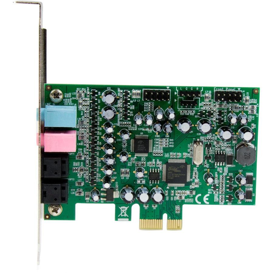 Startech.Com 7.1 Channel Sound Card - Pci Express, 24-Bit, 192Khz