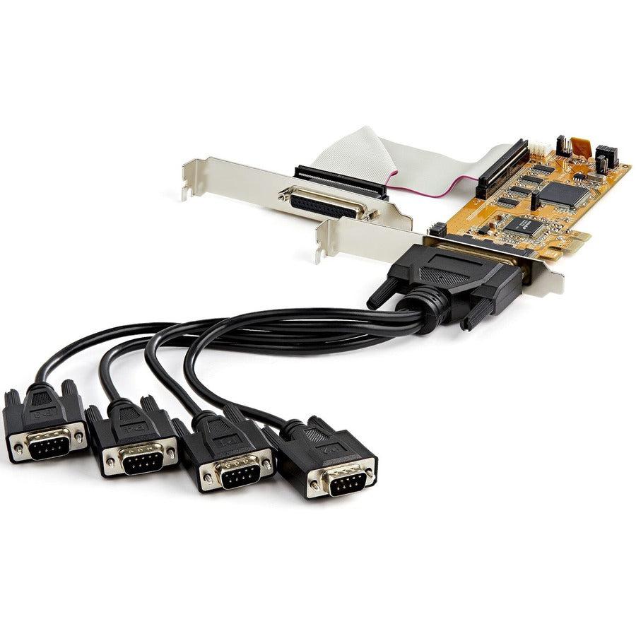 Startech.Com 8-Port Pci Express Rs232 Serial Adapter Card - Pcie Rs232 Serial Card - 16C1050 Uart
