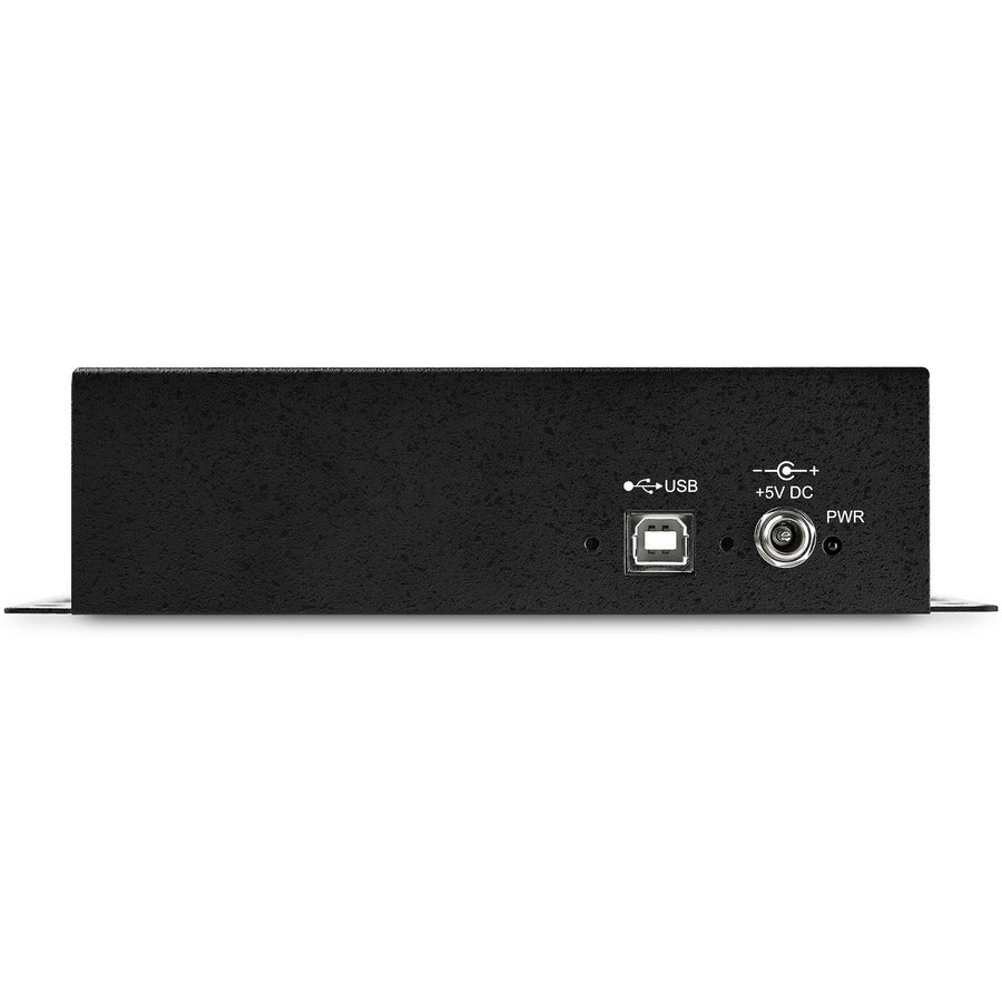 Startech.Com 8 Port Usb To Db9 Rs232 Serial Adapter Hub  Industrial Din Rail And Wall Mountable